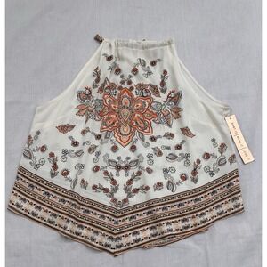 Almost Famous Halter Tank Top Womens Medium Y2K  Festival